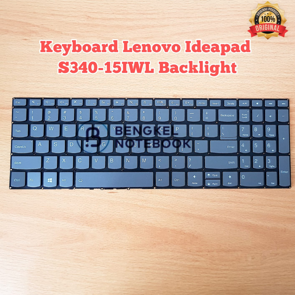 Keyboard Lenovo Ideapad S340-15IWL S340-15 S340 S340-15API S340-15IML S340-15IIL Backlight