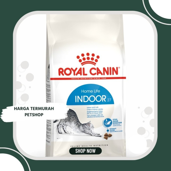 GROSIR ROYAL CANIN INDOOR27 4KG - CAT FOOD