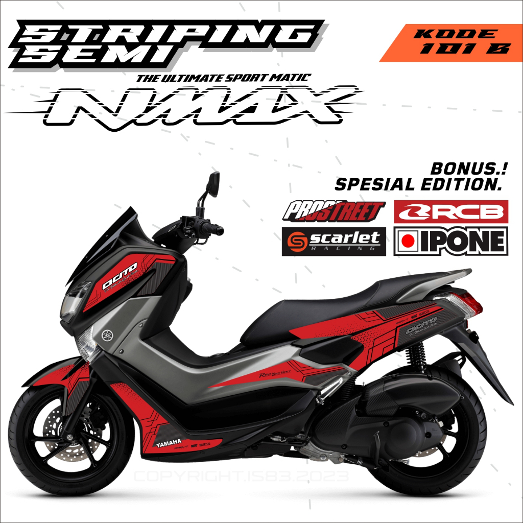 Striping Yamaha Nmax lama ALL YAMAHA NMAX OLD 2015-2021