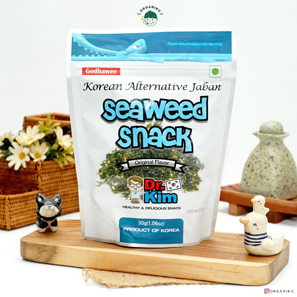 

Dr. Kim Seaweed Snack Korean Alternative Jaban 30gr