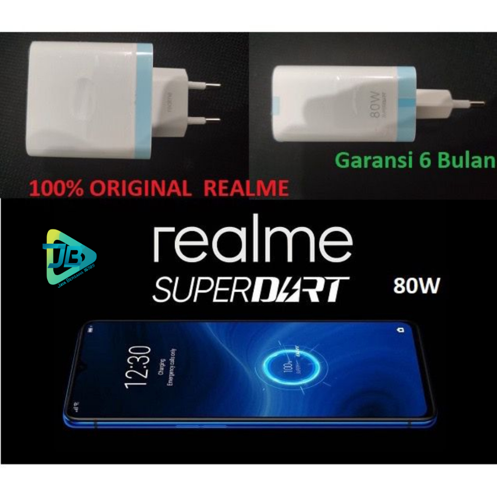 BATOK ADAPTOR ORIGINAL REALME 80W SUPER DART &amp; DART PENGISIAN SUPER CEPAT REALME 10 REALME 10PRO REALME 10 PRO+ REALME 9 9PRO 9PRO+ 8 8PRO 7 7I 6 5 C21S C21Y C33 C55 C35 C31 C30 C11 C12 C15 C3 C2 JB8874