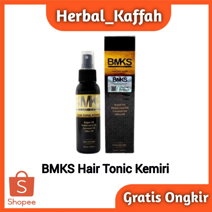 BMKS Hair Tonic Kemiri BPOM Minyak Penumbuh Rambut 100% Original 100ml Berkualitas