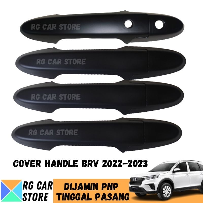 PAKET OUTER HANDLE TANK COVER BRV 2022-2023 BLACK DOFF DIJAMIN PNP TINGGAL PASANG BERKUALITAS