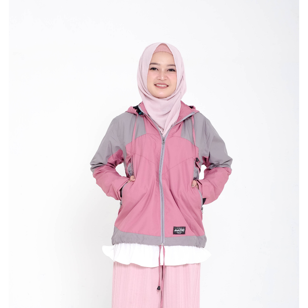 Justrue Jaket Gunung Wanita Waterproof Ping