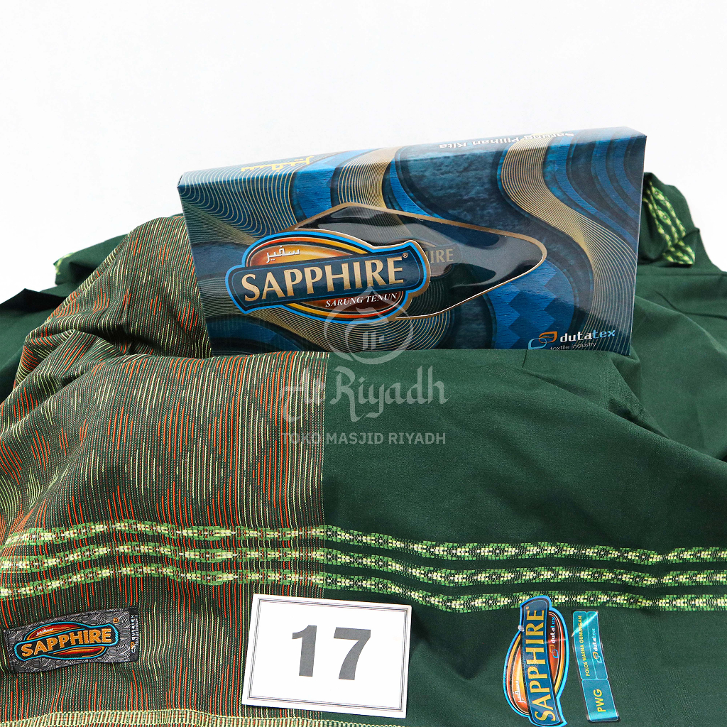 Sarung Sapphire Motif PWG Polos Warna Gunungan