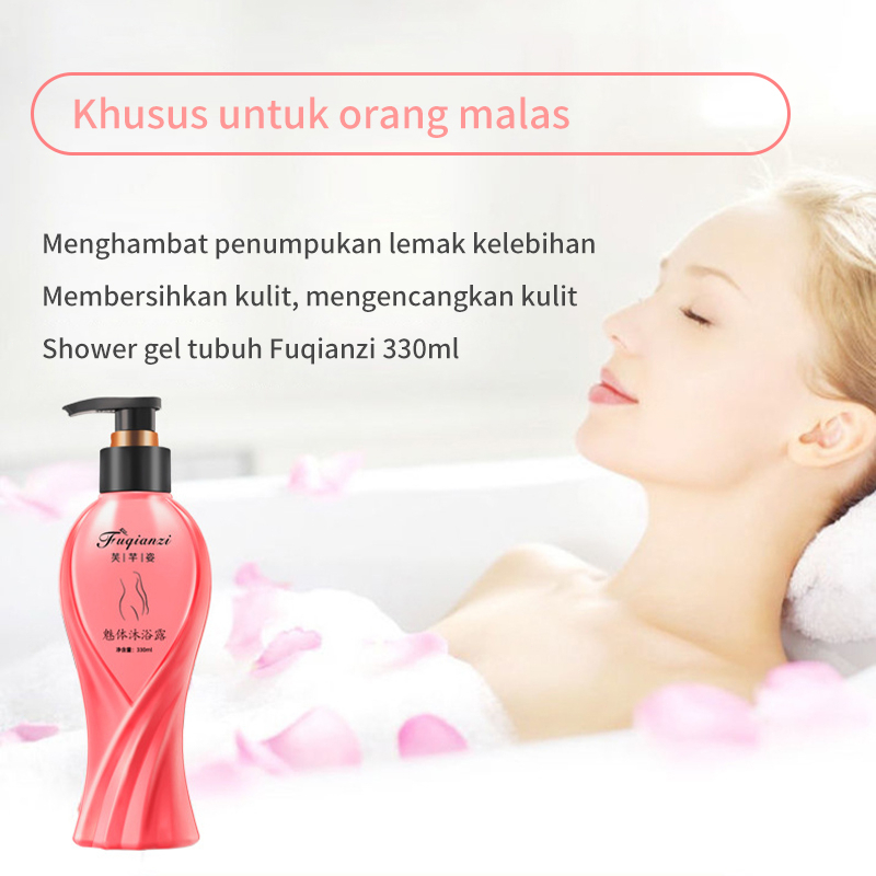 pelangsing perut buncit wanita pembakar lemak Shower Gel Pelangsing 330ml/box Tanpa olahraga tanpa diet penurunan berat badan yang cepat tanpa efek samping