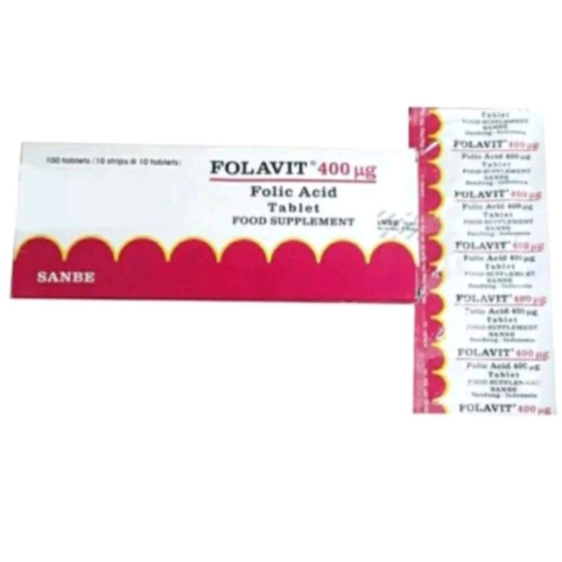 folavit 400 mg / strip