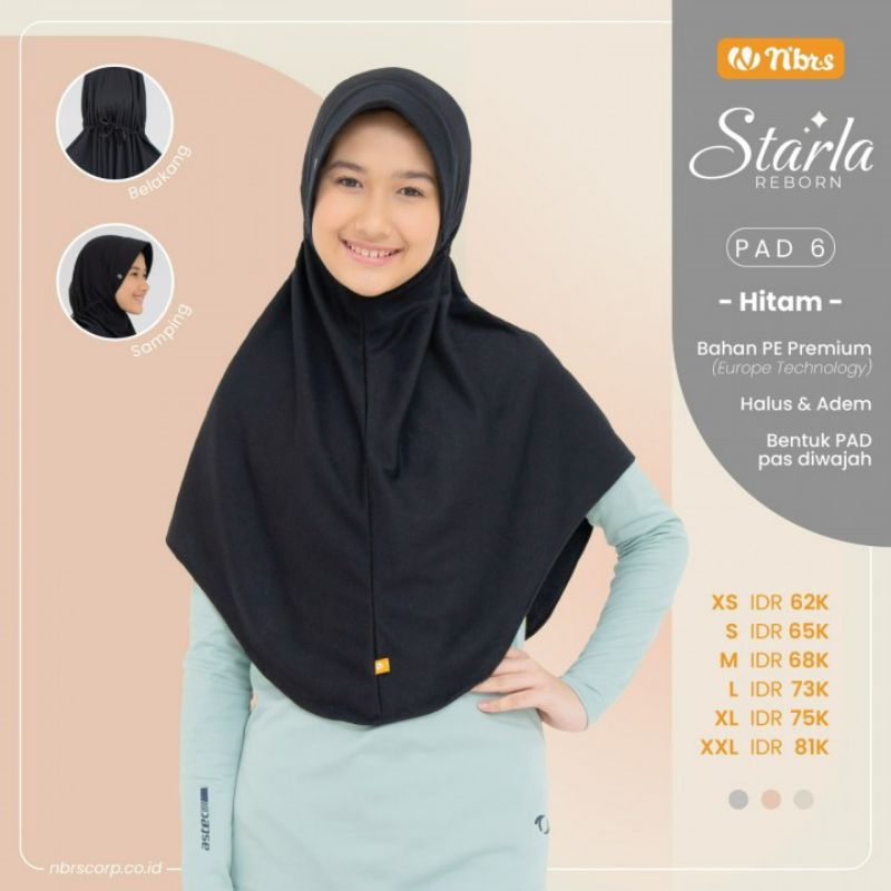 Hijab Starla PAD 6 by Nibras
