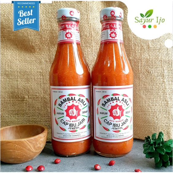 

Saus Sambel Cap Ibu Jari Jempol 320 ML / Botol Chili Sauce Sambal Cabe