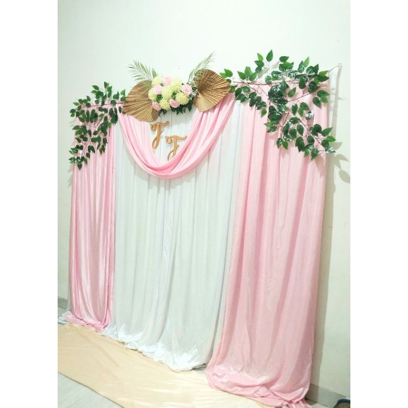 Backdrop dekorasi (Hak Milik bukan sewa)