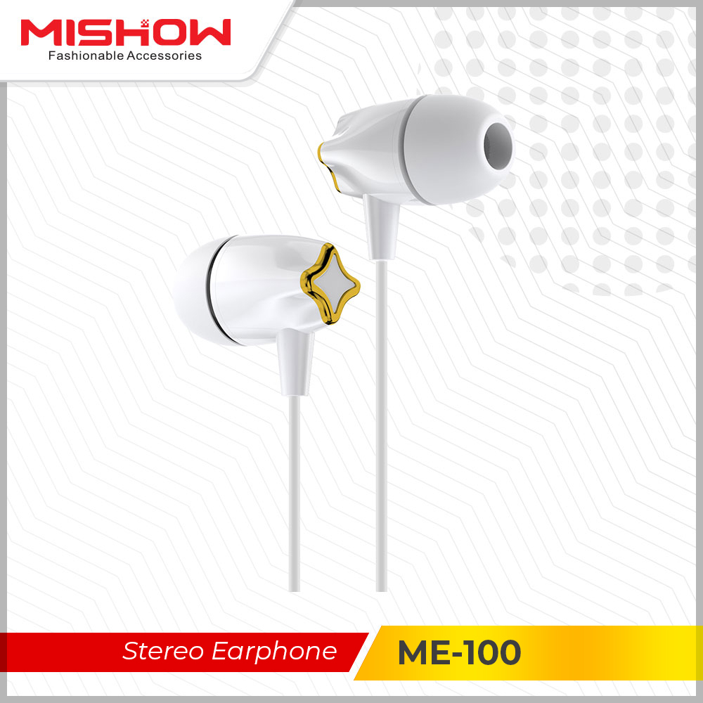 Headset MISHOW Super Extra Bass Handsfree Earphone With Mic - ME100