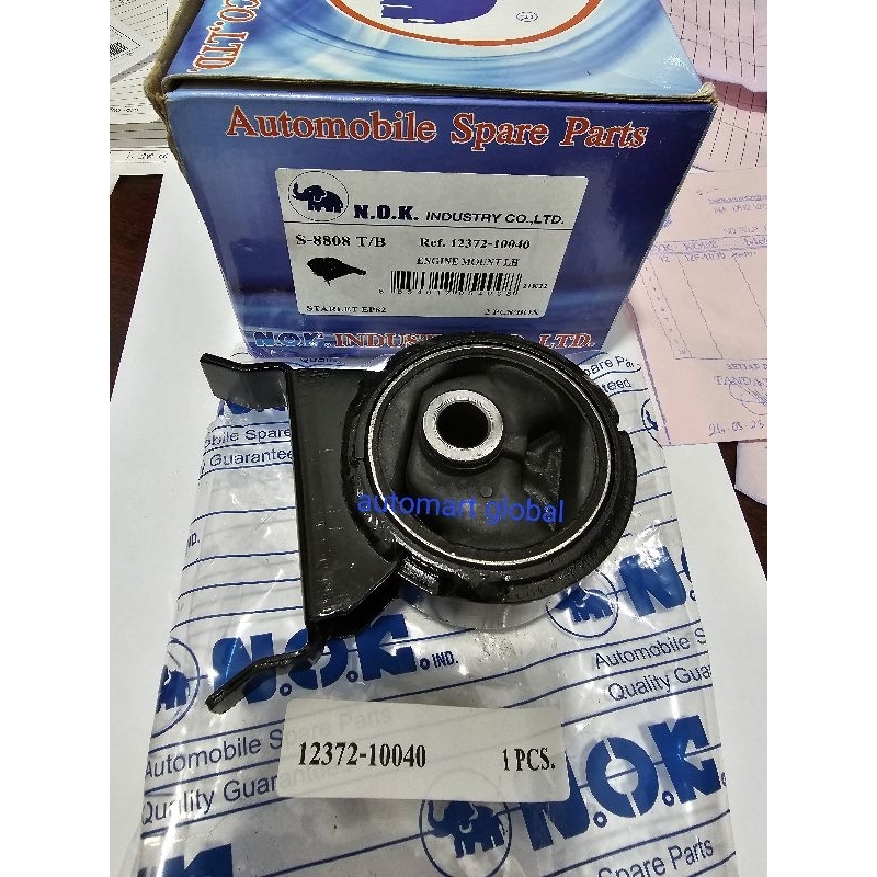 engine mounting dudukan mesin starlet ep80 lh 10040