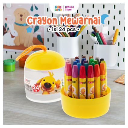 

Krayon Mewarnai Anak Sd Tk Paud / Kerayon Pewarna Gambar Anak Perempuan Cewek / Krayon Mini Kecil Set Lengkap