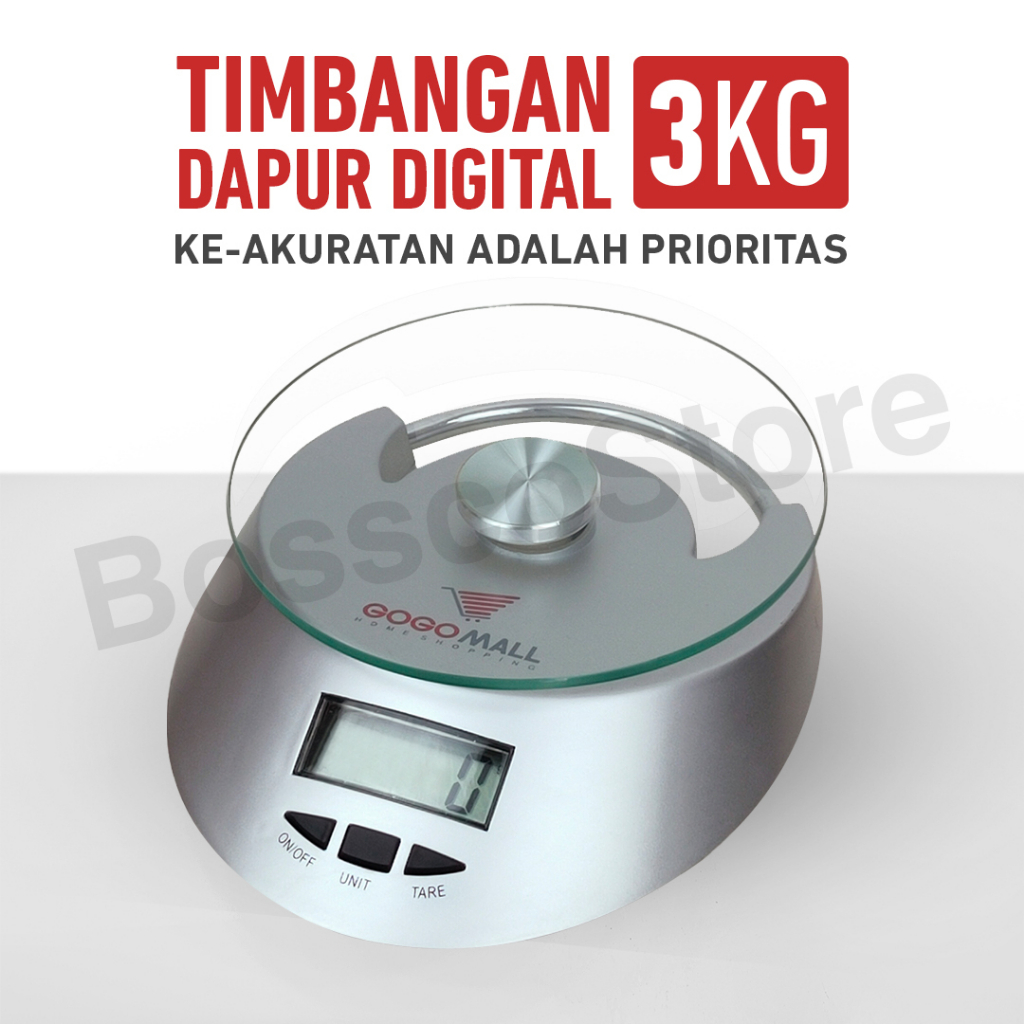 Timbangan Digital Bumbu Dapur 3Kg Premium Kitchen Scale High Quality timbangan dapur digital timbangan kue timbangan akurat