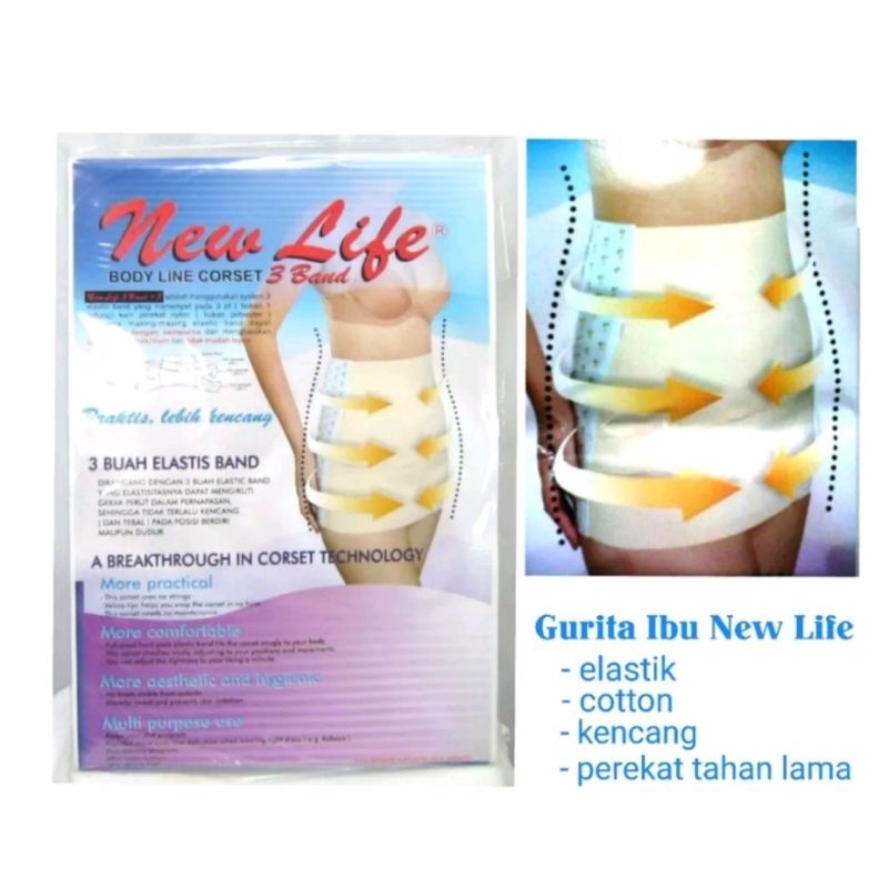 New Life Korset/Gurita 3 Rekatan