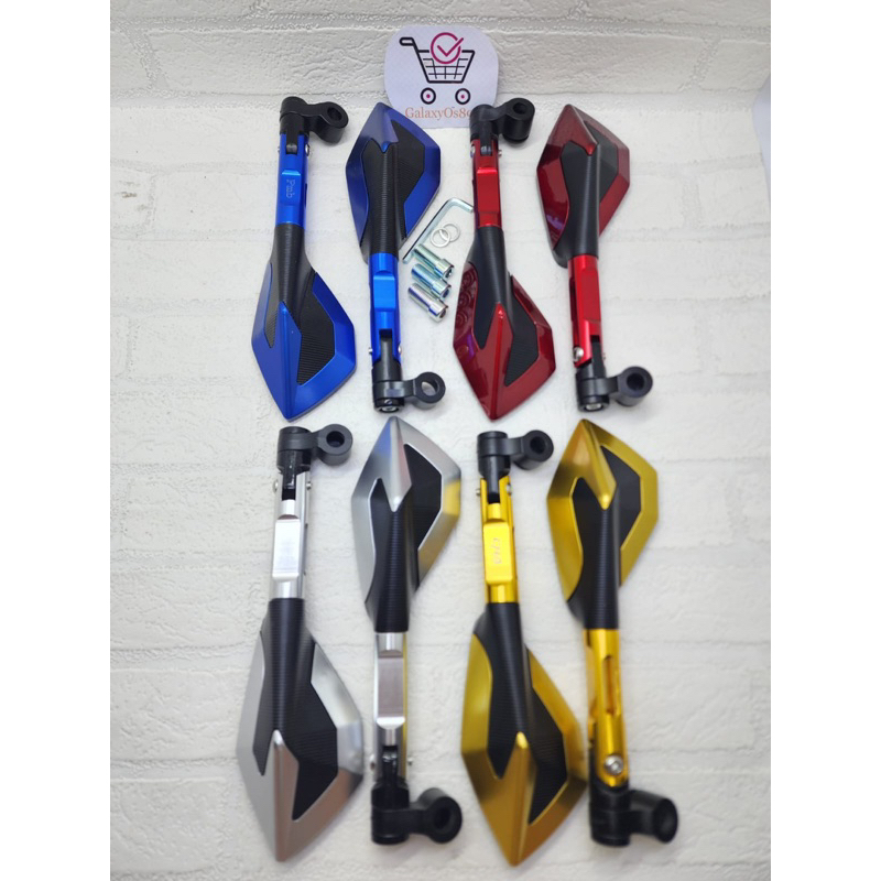 Spion Tomok V2 Full CNC Two-tone Spion Tomok Dua Warna Full CNC Universal Beat Mio Scoopy Nmax Aerox Lexi PCX Vixion Sonic Jupiter Vario