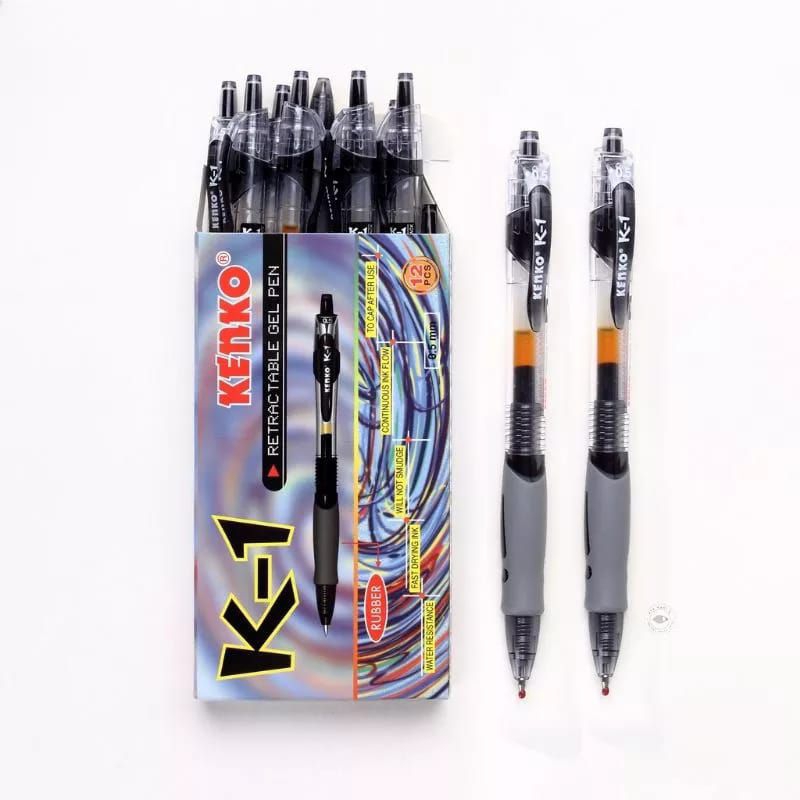 

pulpen Gel KENKO K1 / Retractable Gel pen (12pcs)