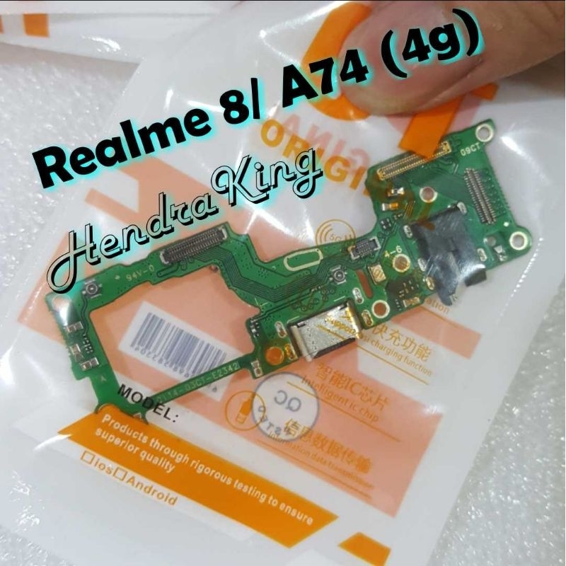 pcb konektor charger oppo a74 4g