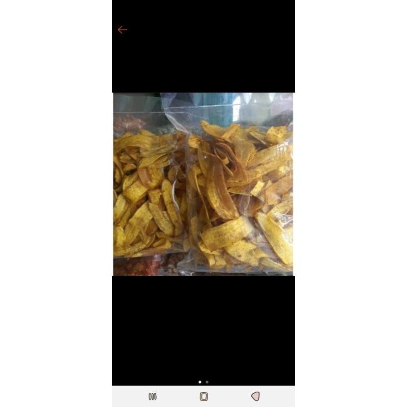 

Keripik pisang asin 200 gr