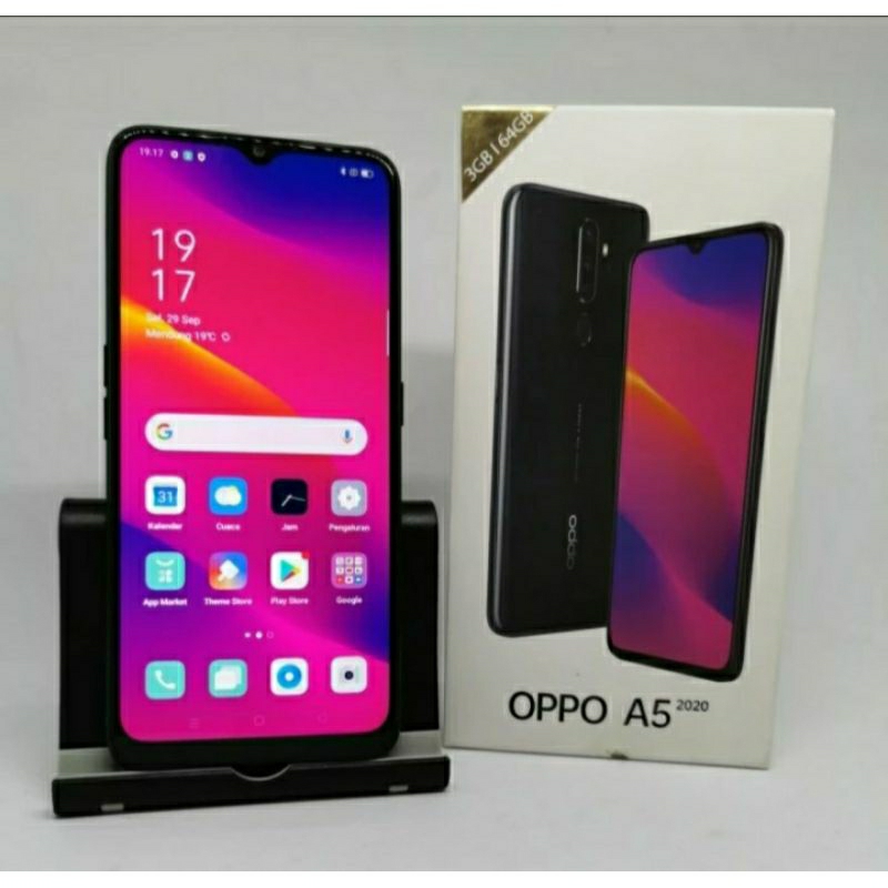 Oppo A5 2020 3/64 GB Handpone Second Bekas Resmi Original