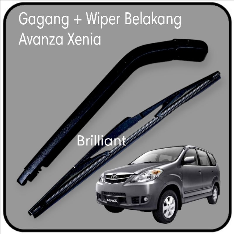 Gagang Arm + Wiper Belakang Set - Avanza Xenia Innova Pajero Fortuner Ertiga Livina Mazda2