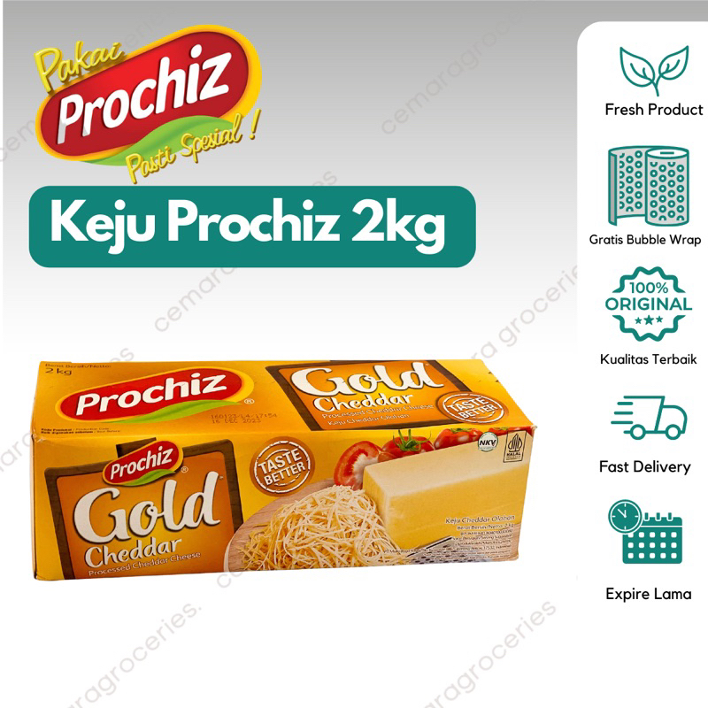 

Keju Prochiz Gold Cheddar 2kg
