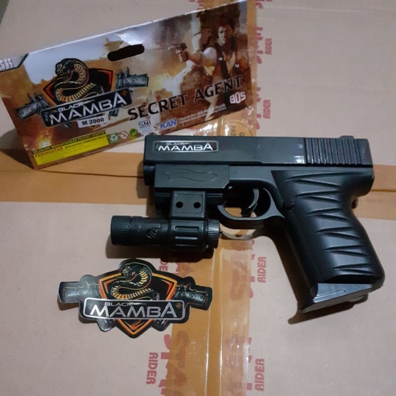 PISTOL MAINAN D'COBRA M2000L/MAINAN TEMBAK TEMBAKAN PELURU PLASTIK