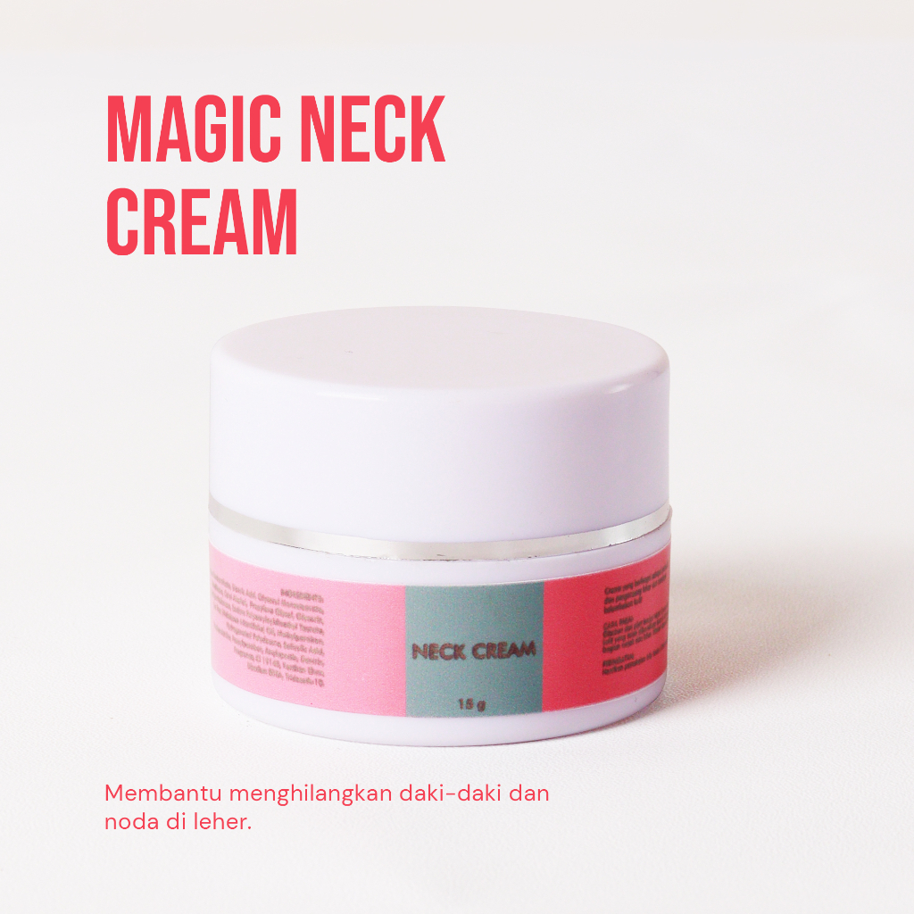 Magic neck cream/cream leher/krim leher/pemutih leher/pemutih wajah/cream wajah/racikan