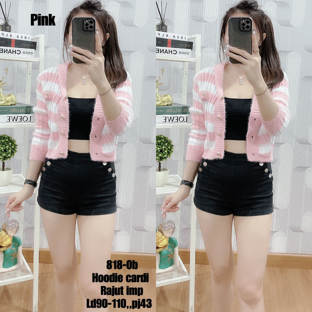 CARDIGAN RAJUT HOODIE PREMIUM IMPORT 818