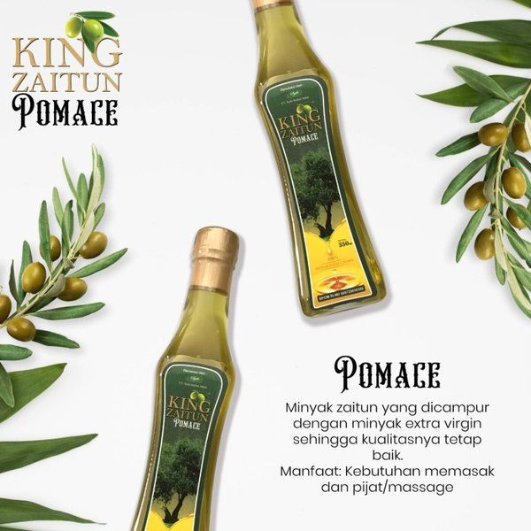 

King Zaitun Pomace Olive Oil 350mL - Syifa Herbal