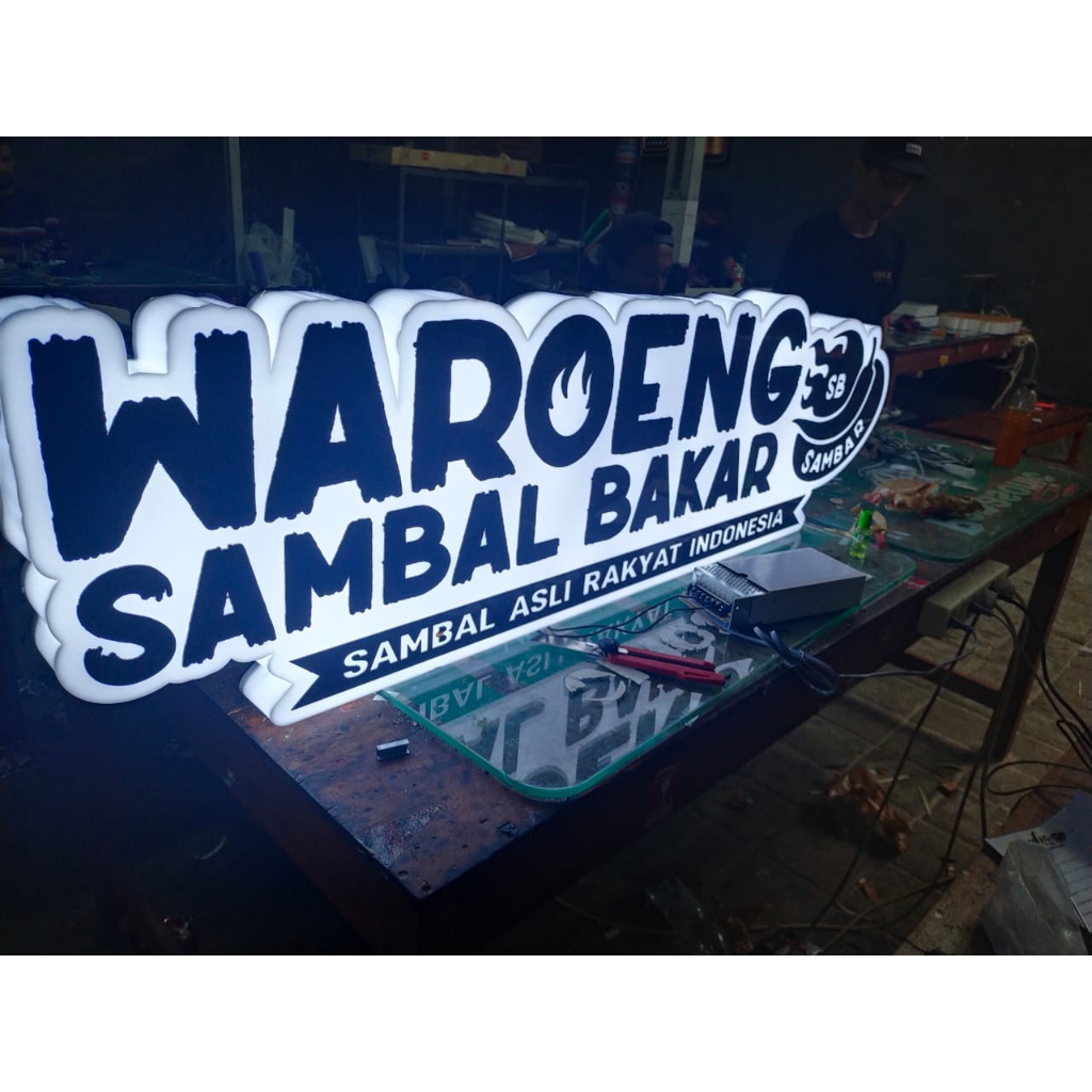 

Neon Box Led Akrilik Cutting Bebas Custom