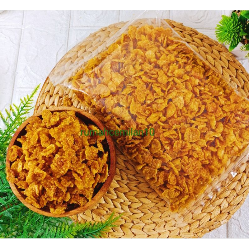 

Emping Jagung Pedas Manis snack murah cemilan tradisional jajanan halal enak murah 500gr