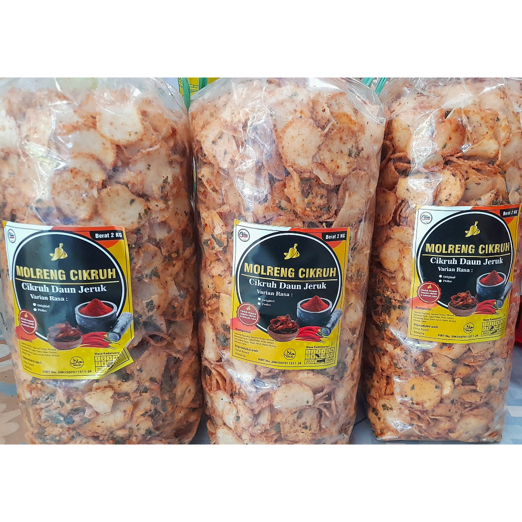 

500gram molreng molring pedas asin gurih