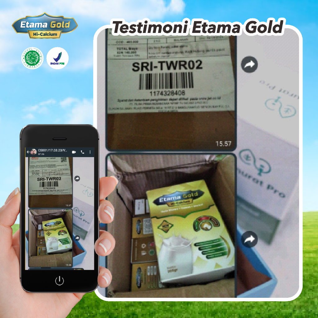 ETAMA GOLD - Susu Kambing Etawa Premium Solusi Asam Urat dan Kolesterol Nyeri Sendi Pegal Linu Rematik Kaki Kebas Baal Herbal Paling Ampuh Ori Bpom