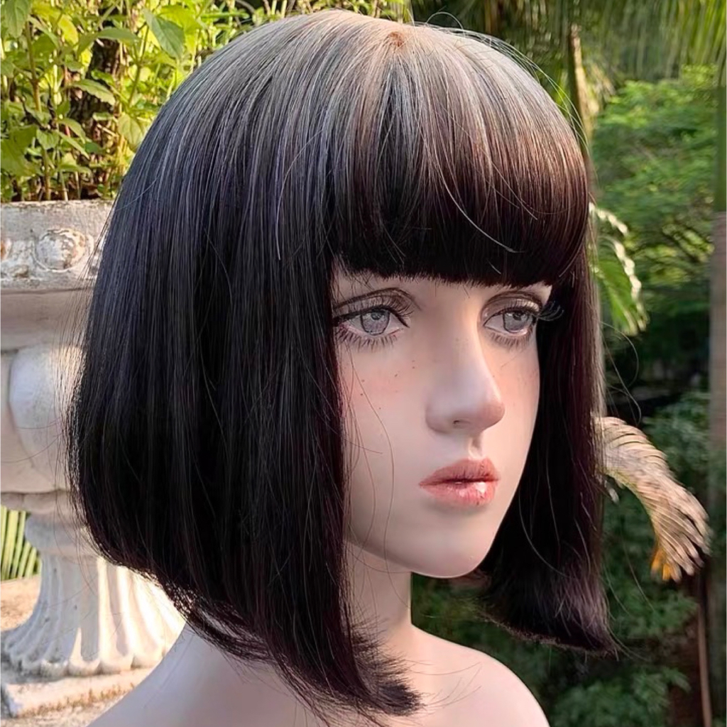 DX1219 full wig korean bobo ombre 30cm