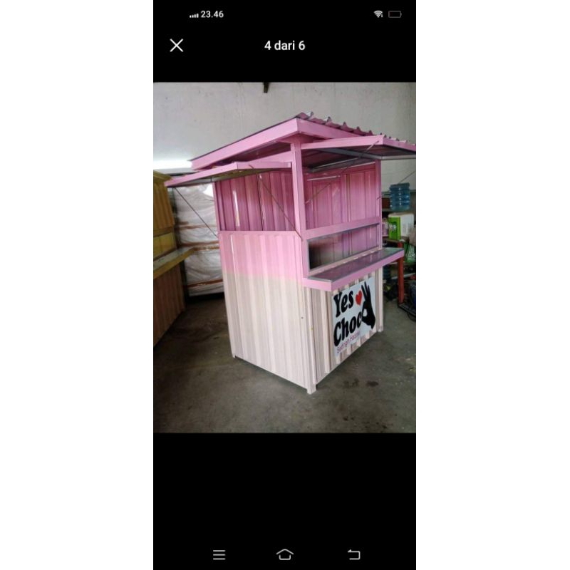 Booth Container Galvalum