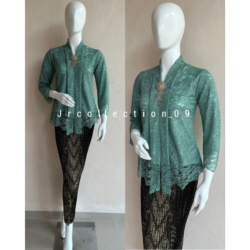 Kebaya Kartini Pendek / Kebaya Brokat / Kebaya Wisuda / Kebaya Modern