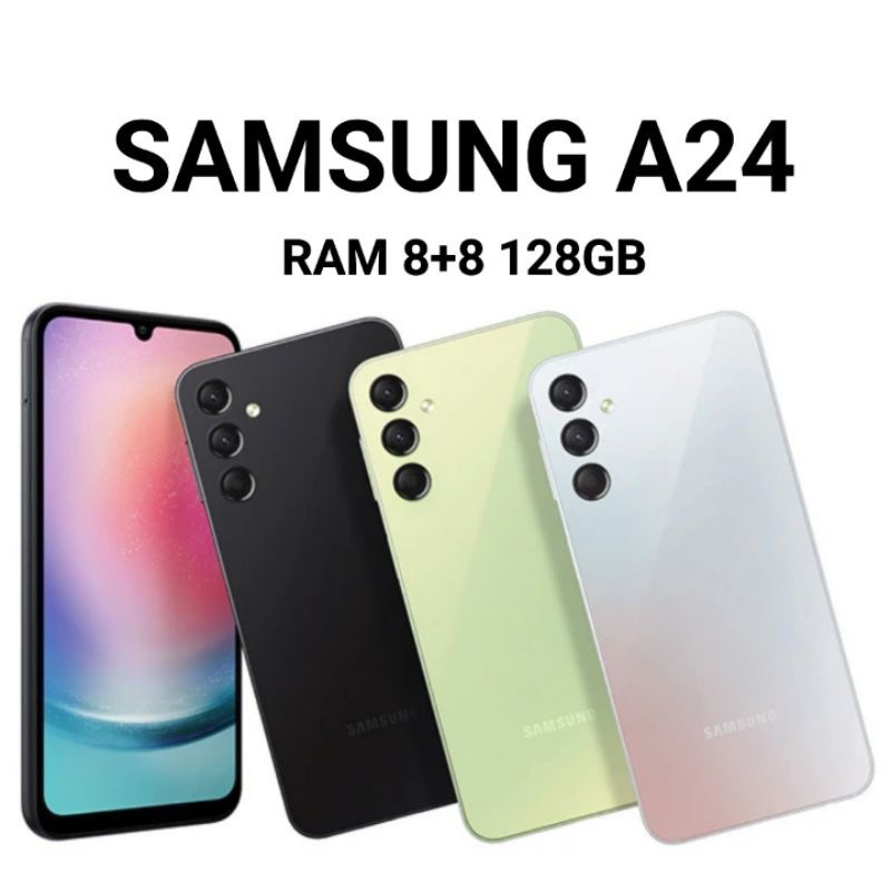 Samsung Galaxy A24 4G LTE 8/128GB 8GB 128GB - Garansi Resmi SEIN