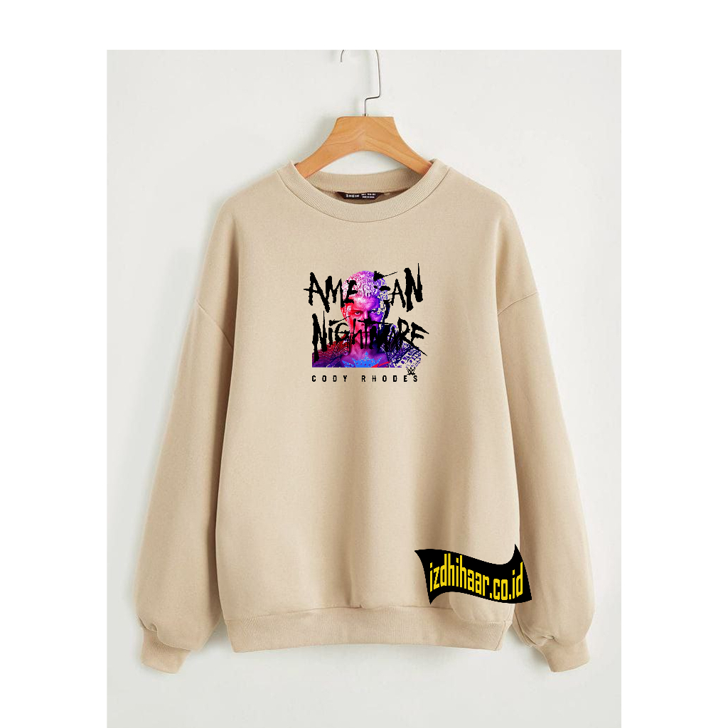 SWEATER CREWNECK MOTFI CODY RHODES WWE