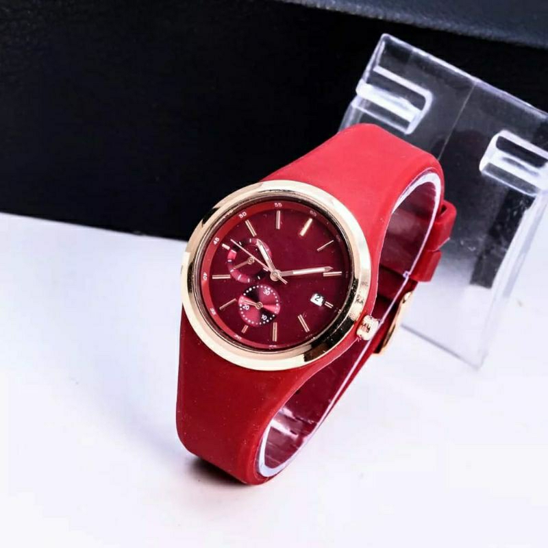 New Arrival Jam Tangan Wanita Formal Kasual Terlaris Rubber Bisa COD