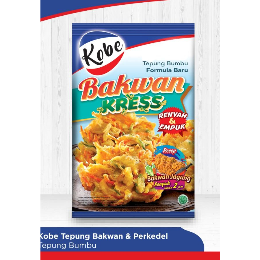 

1 Renceng Kobe Bakwan Kress isi10 Sachet x 70 Gr