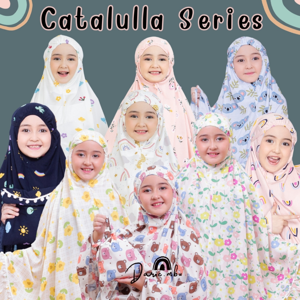 Mukena Anak Umur 2-12 Tahun Katun Rayon Premium Catalulla Series