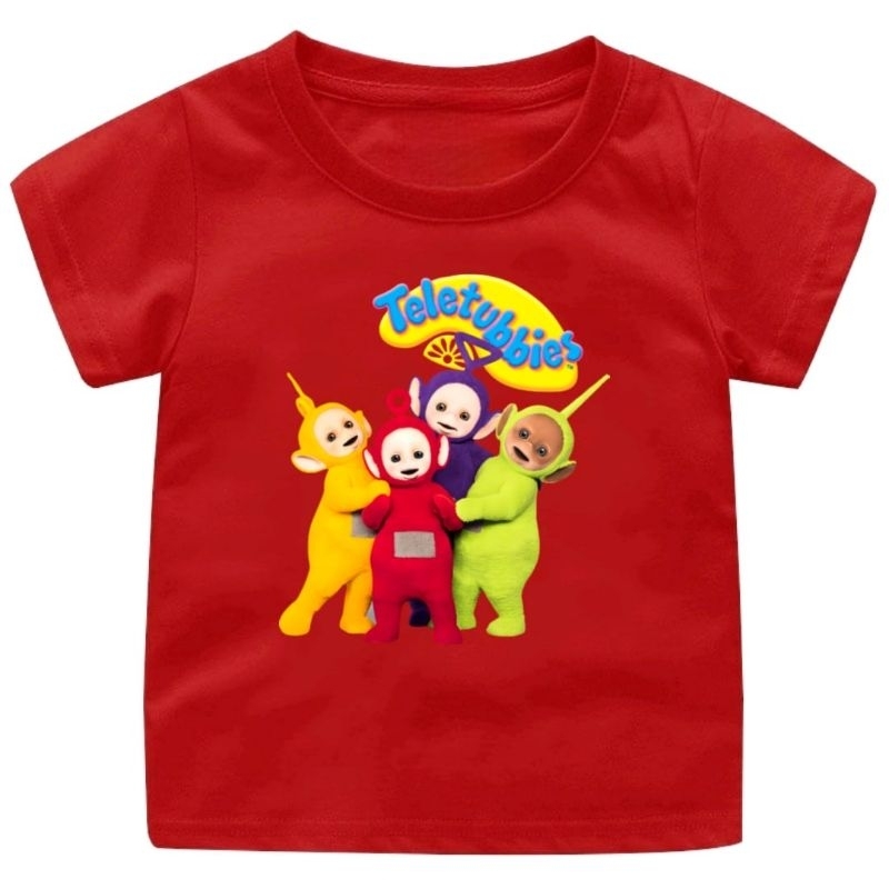 Baju kaos Anak usia 1-12Tahun Gambar TELETUBIES