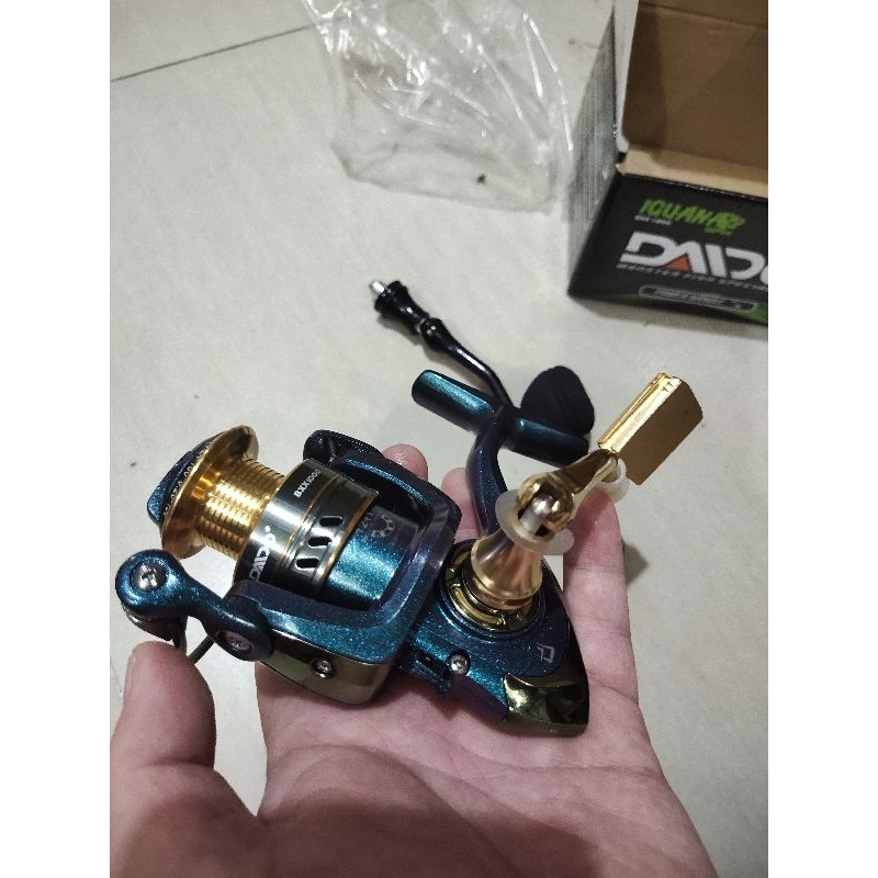 reel pancing daido iguana 1000 power handel warna bunglon