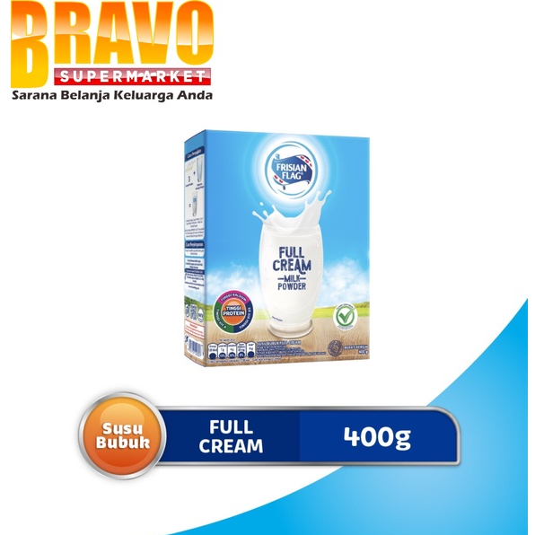 

Bravo Bojonegoro - Frisian Flag Kompleta Susu Bubuk Rasa Full Cream , Vanilla & Cokelat 400GR