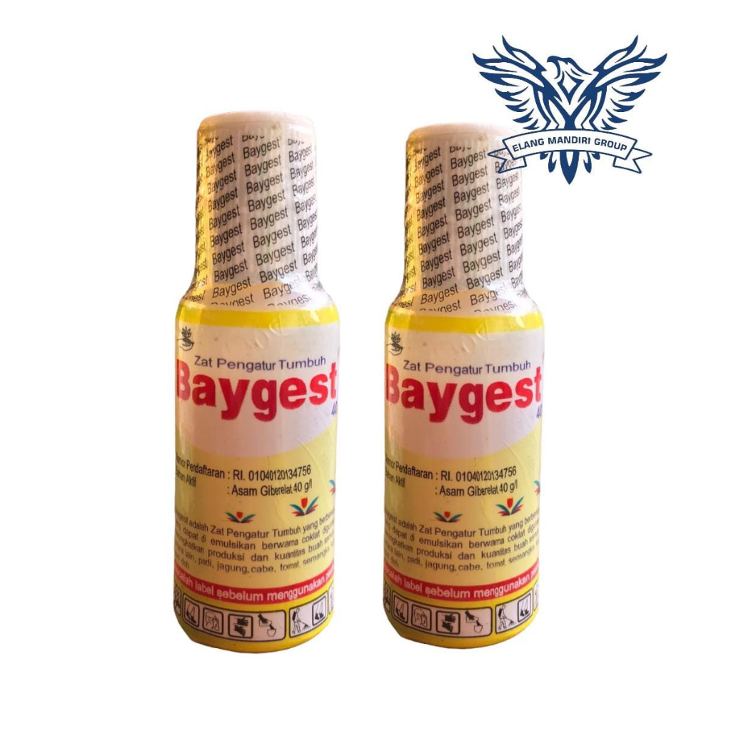 BAYGEST ZPT 40SL 15ML Asam Giberelat 40 g/l Zat Pengatur Tumbuh Mempercepat Pertumbuhan Tunas Buah dan Biji Tanaman Padi Anggur dll