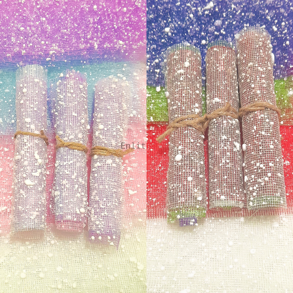 

[1 Set] Paper / Snow Mesh for Decorating Journaling / Scrapbook