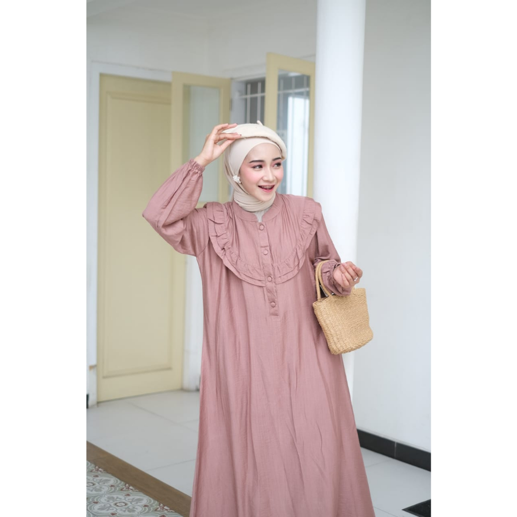 Aleva Dress - gamis busui / gamis busui terbaru 2023 lebaran wanita / gamis busui kekinian / gamis busui friendly / gamis busui jumbo / gamis busui terbaru / gamis busui murah