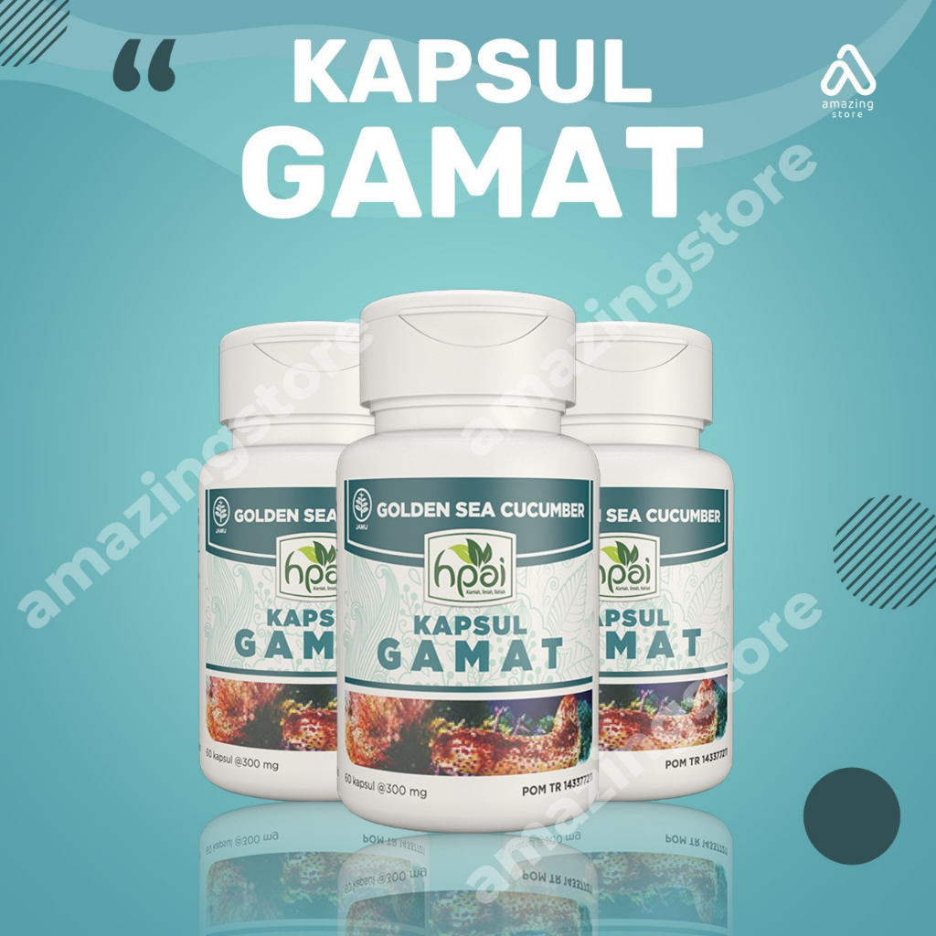 Gamat HPAI Kapsul Gamat HPAI Gamat Kapsul HPAI Gamat Kapsul Gamat Obat Nyeri Sendi Lutut