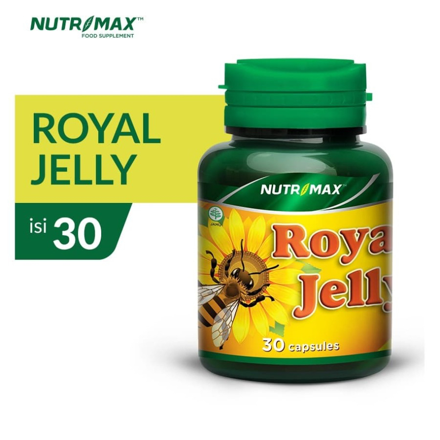 NUTRIMAX ROYAL JELLY ISI 30 NATURECAPS | Menunda Proses Penuaan Dini Sehingga Tetap Awet Muda